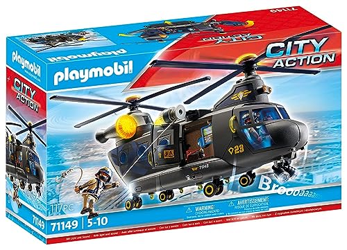 Playmobil 71149 Special Forces Transport Helicopter - City